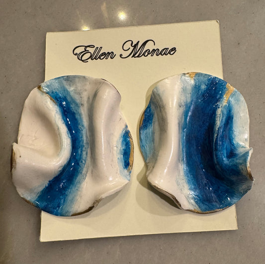 Draped Petal - Denim Drift