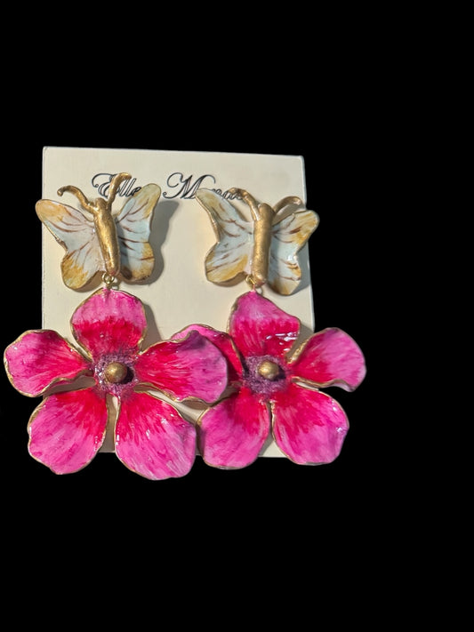 Petal Flutter - Electric Bloom