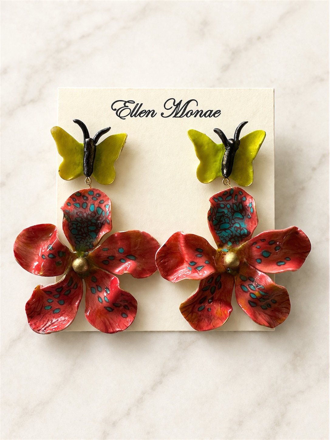 Petal Flutter Series - Scarlet Reef