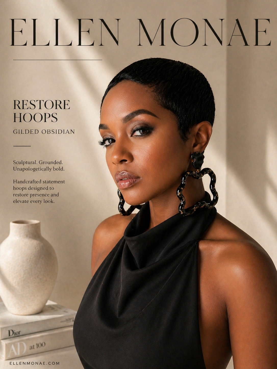 The Restore Hoops - Gilded Obsidian