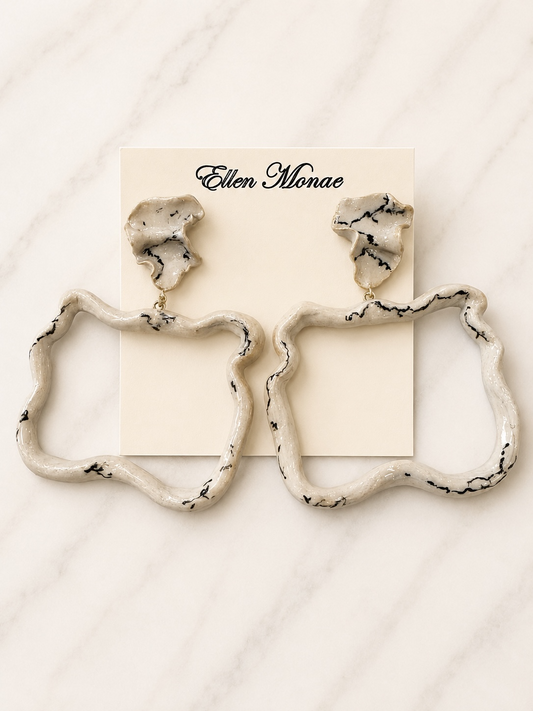 Restore Hoops - Porcelain Vein
