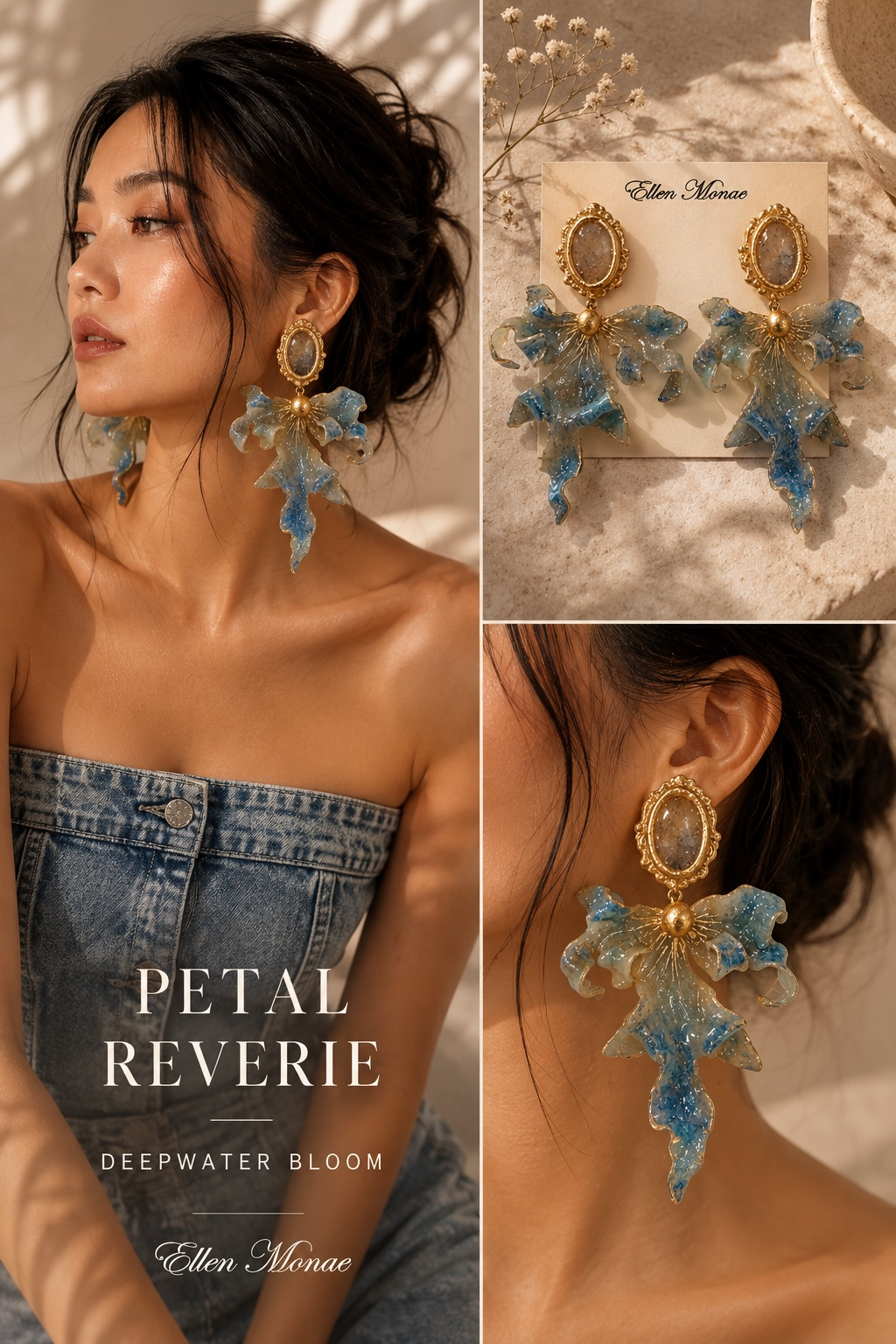 Petal Reverie - Deepwater Bloom